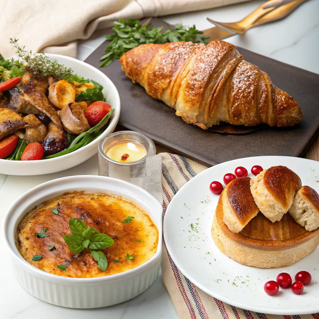 Delicious French dishes